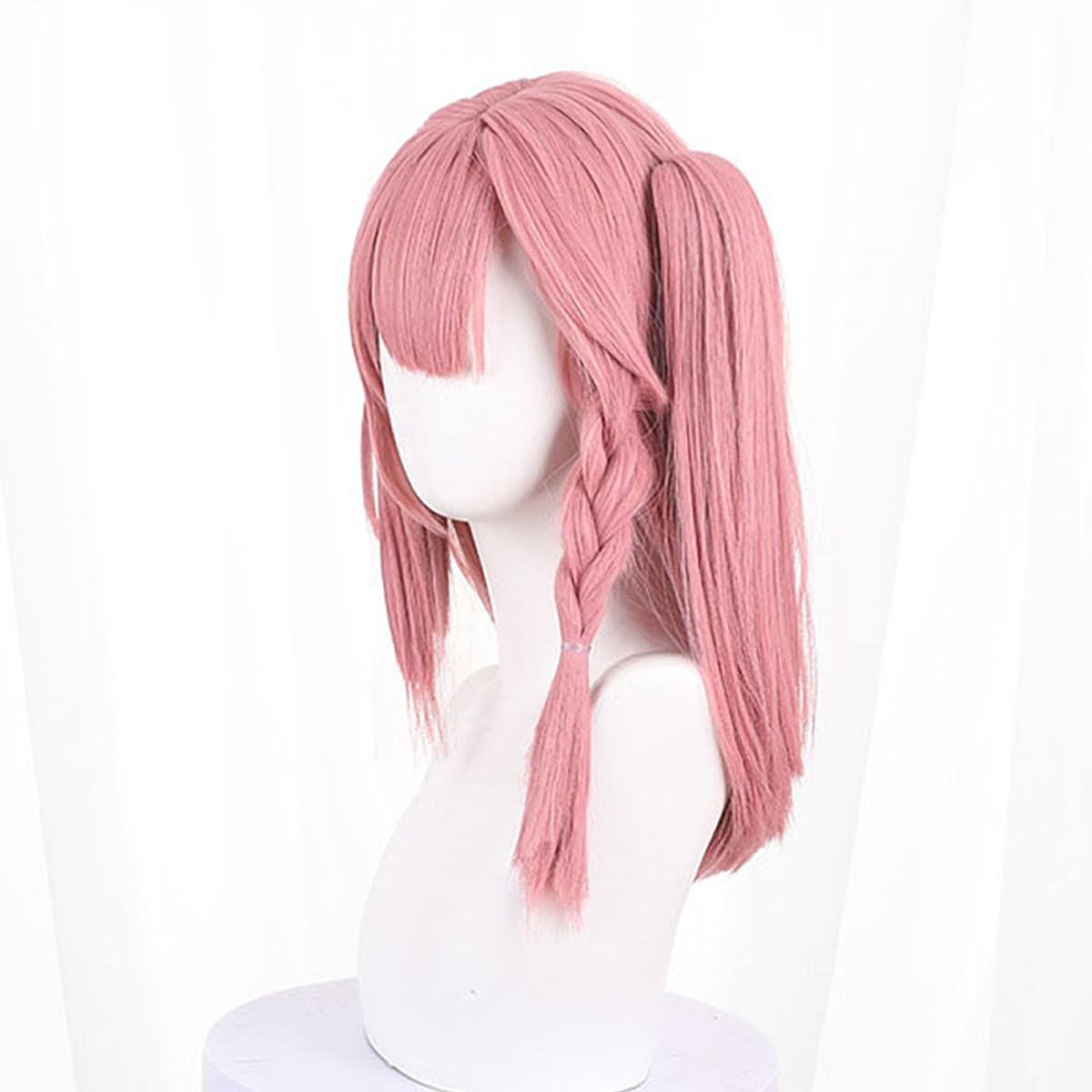 XiongXiongLe Honkai Star Rail Asta Cosplay Wig Women's Costume Long Wave Fluffy Pink Heat Synthetic Hair Wigs for Girls Cos Party Halloween Christmas Comic Con(Asta)