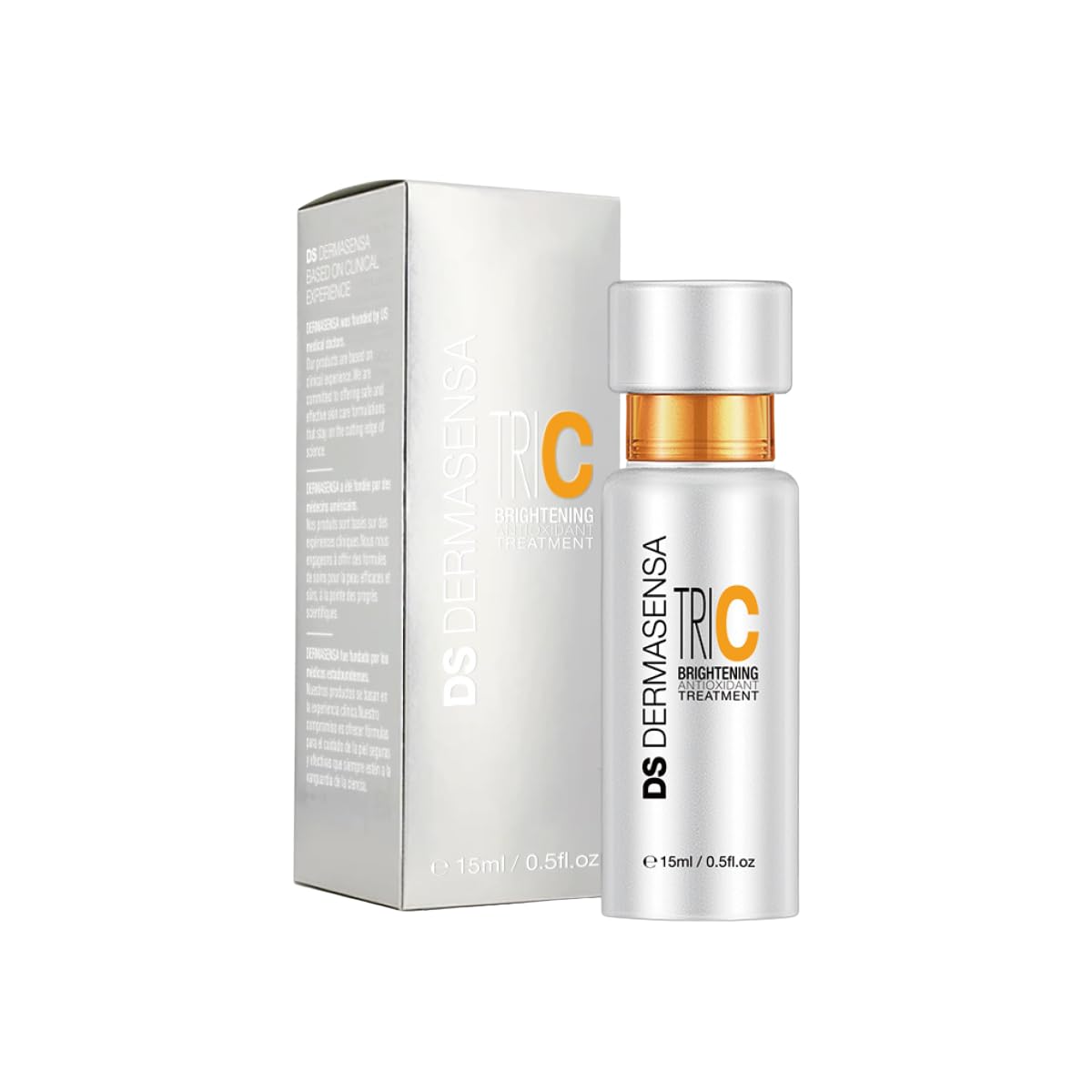 Skiennix 3-in-1 Vitamin C Serum - Hydrating Anti-Aging Moisturizer for Face & Eye Area - Waterless Formula