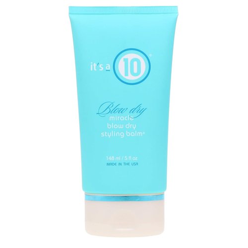 It's a 10 Miracle Blow Dry Styling Balm - Unisex Hair Treatment, 5 Fl Oz | Smooth & Shine Finish