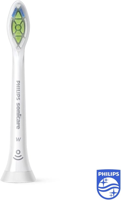 Philips Sonicare Sonic Toothbrush Heads - Optimal White 4-Pack for Superior Whitening (Model HX6064/10)