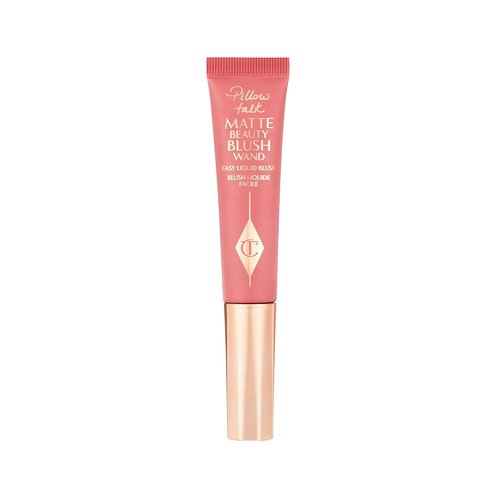 Charlotte Tilbury Pillow Talk Matte Liquid Blush Wand - Lightweight Matte Blush with Cushion Applicator - Lumi-Blur Technology for Soft-Focus Finish