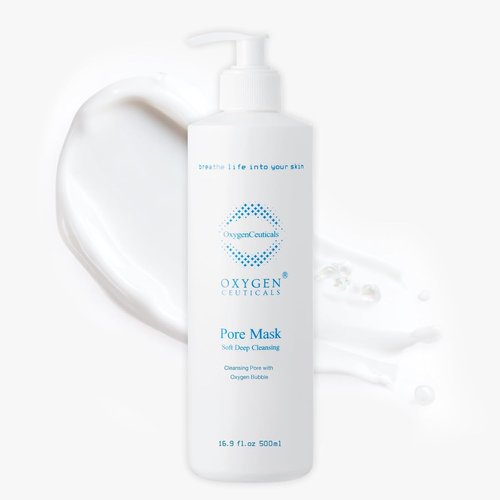 OxygenCeuticals Pore Mask - Deep Cleansing Foaming Face Wash with Lavender Oil & Stearic Acid | 16.9 fl. oz (500ml)