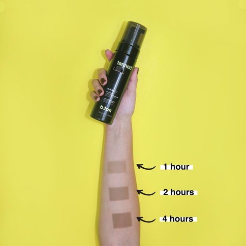 b.tan Dark Self Tanner Gift Box | Anytime Glow Getter Bundle - 2 Pack Sunless Tanning Mousse with Mitt, 1 Hour Express Fake Tan Foam, Best Christmas Stocking Stuffer Fast Bronze, Face & Body