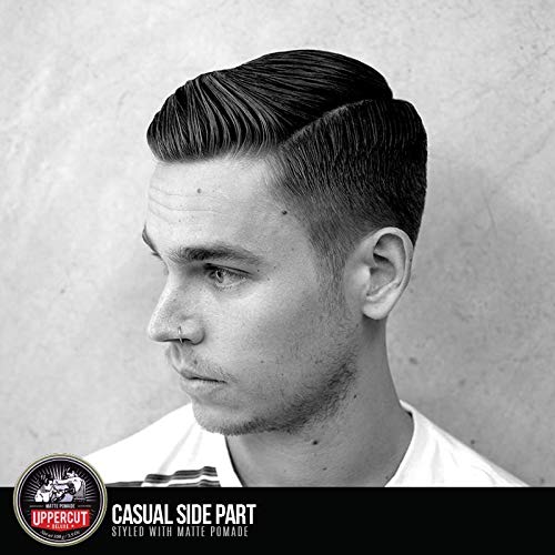 Uppercut Deluxe Matte Hair Pomade - Strong Hold & Natural Finish | 3.5 Ounces