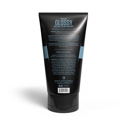HeadBlade HeadLube Glossy Aftershave Moisturizer - 5 oz Lotion for a Shiny, Grease-Free Finish