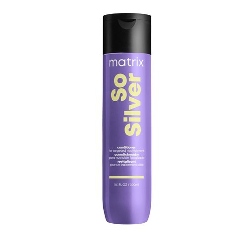 Matrix So Silver Deep Conditioning Conditioner - Revitalize Dull Blonde & Silver Hair | Vegan Formula for Dry, Damaged Locks