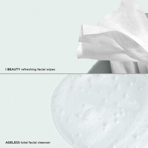 IMAGE Skincare Double Cleanse Power Duo - 30ct Refreshing Facial Cleansing Wipes & AGELESS Face Wash