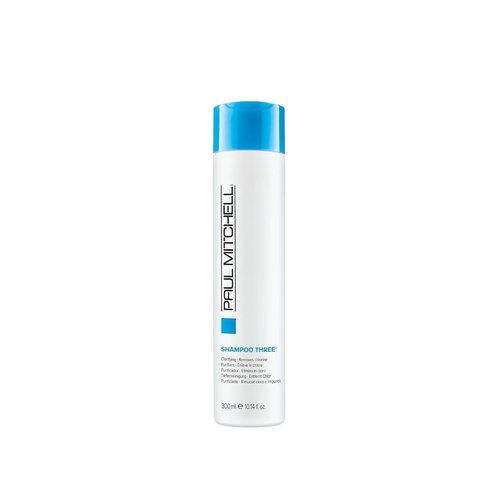 Paul Mitchell Shampoo Three - Clarifying Shampoo for All Hair Types | Removes Chlorine & Impurities