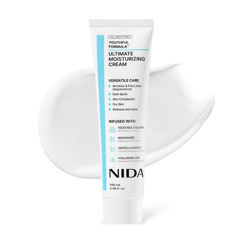 NIDA Youthful Formula™ Ultimate Moisturizing Cream - Hydrate & Revitalize Skin | 3.38 fl. oz., 100ml