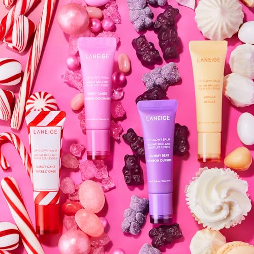 LANEIGE On-the-Glow Balm Trio: Hydrate, Glossy, Lightweight, Moisturize & Tint with Shea Butter