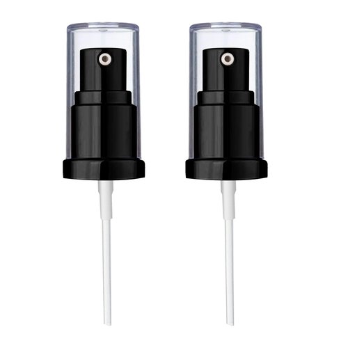 Chris.W Foundation Pump - Compatible With Maybelline Fit Me Liquid Foundation | 2-Pack (Black)
