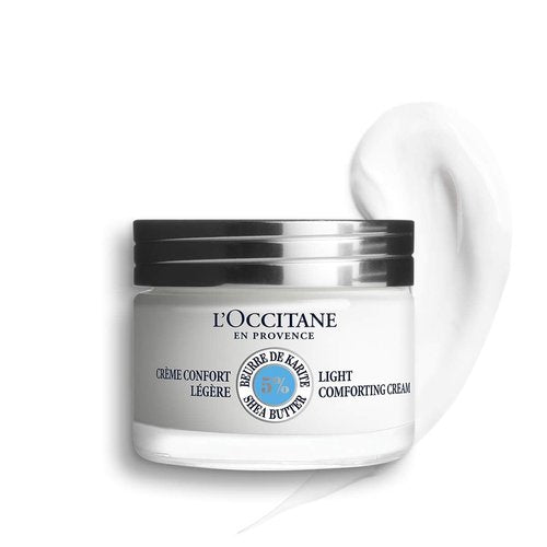 L'OCCITANE 5% Organic Shea Butter Face Cream - Lightweight, Hydrating & Soothing for Sensitive Skin | Vegan, Non-Comedogenic