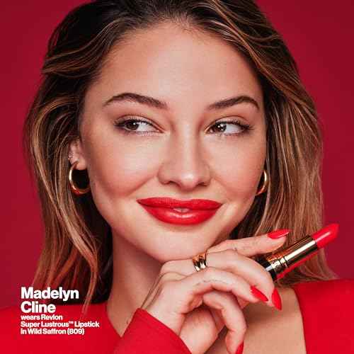 Revlon Super Lustrous Lipstick, Creamy Formula For Soft, Fuller-Looking Lips, Moisturized Feel, 764 On the Mauve, 0.15 oz