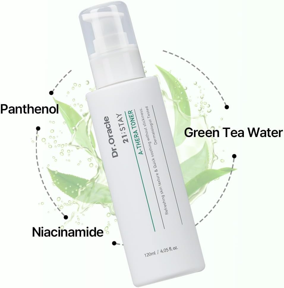 A-Thera Toner | Korean Facial Moisturizer & Serum for Sensitive Skin - 4.05 fl. oz.
