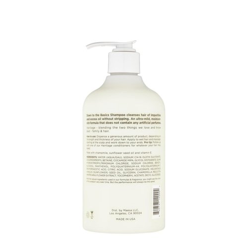 Hairitage Fragrance-Free Shampoo - Ultra-Mild & Moisture-Rich with Chamomile & Sunflower Seed Oil | 13 oz for Sensitive Scalps