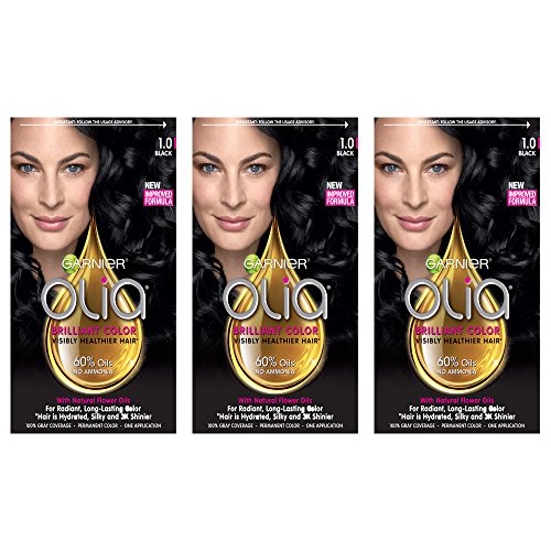 Garnier Olia Ammonia-Free Brilliant Color Oil-Rich Permanent Hair Color, 5.3 Medium Golden Brown (Pack of 1) Brown Hair Dye (Packaging May Vary)