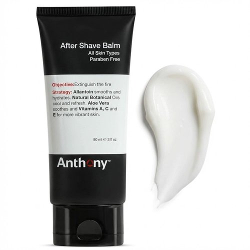 Anthony After Shave Balm - Cooling & Hydrating Lotion with Aloe Vera & Vitamins A, C, E | 3 fl oz