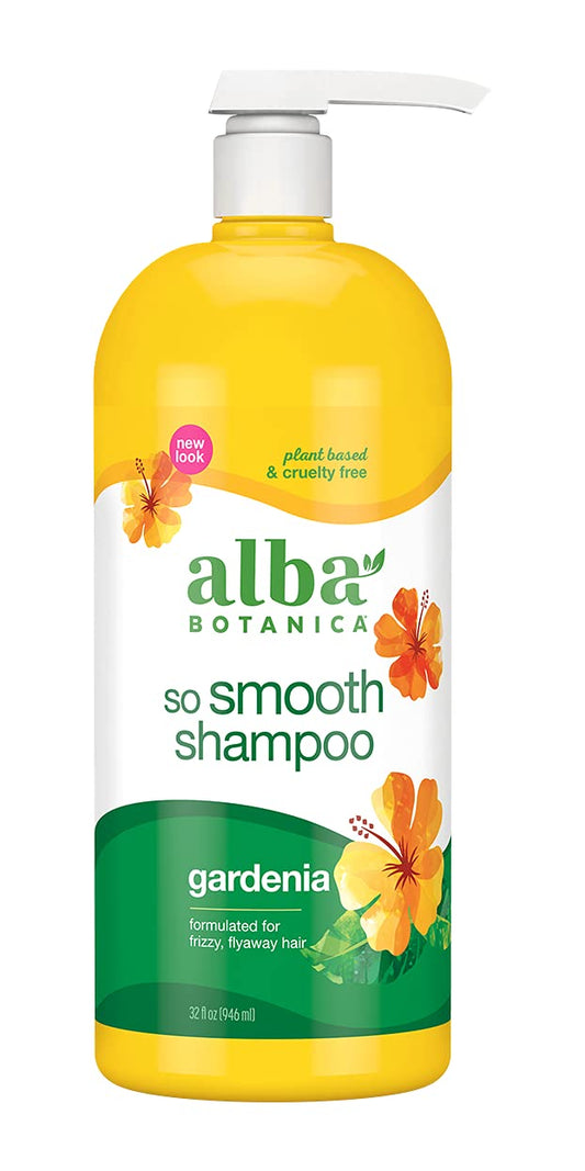 Alba Botanica So Smooth Shampoo, Gardenia, 12 Oz