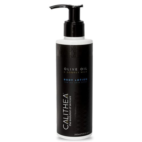 Calithea Body Lotion - Deep Hydration Moisturizer with Donkey Milk & Olive Oil for Dry Skin (7.05 fl oz)