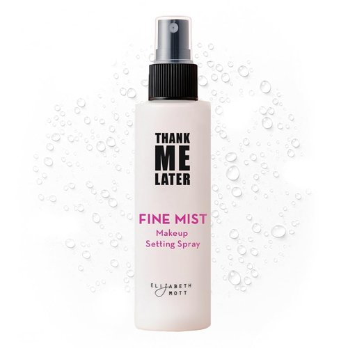 Elizabeth Mott Thank Me Later 3-in-1 Dewy Makeup Setting Spray - Hydrating Fine Mist with Niacinamide for Radiant Skin - Lightweight, Oil-Free, 95 mL