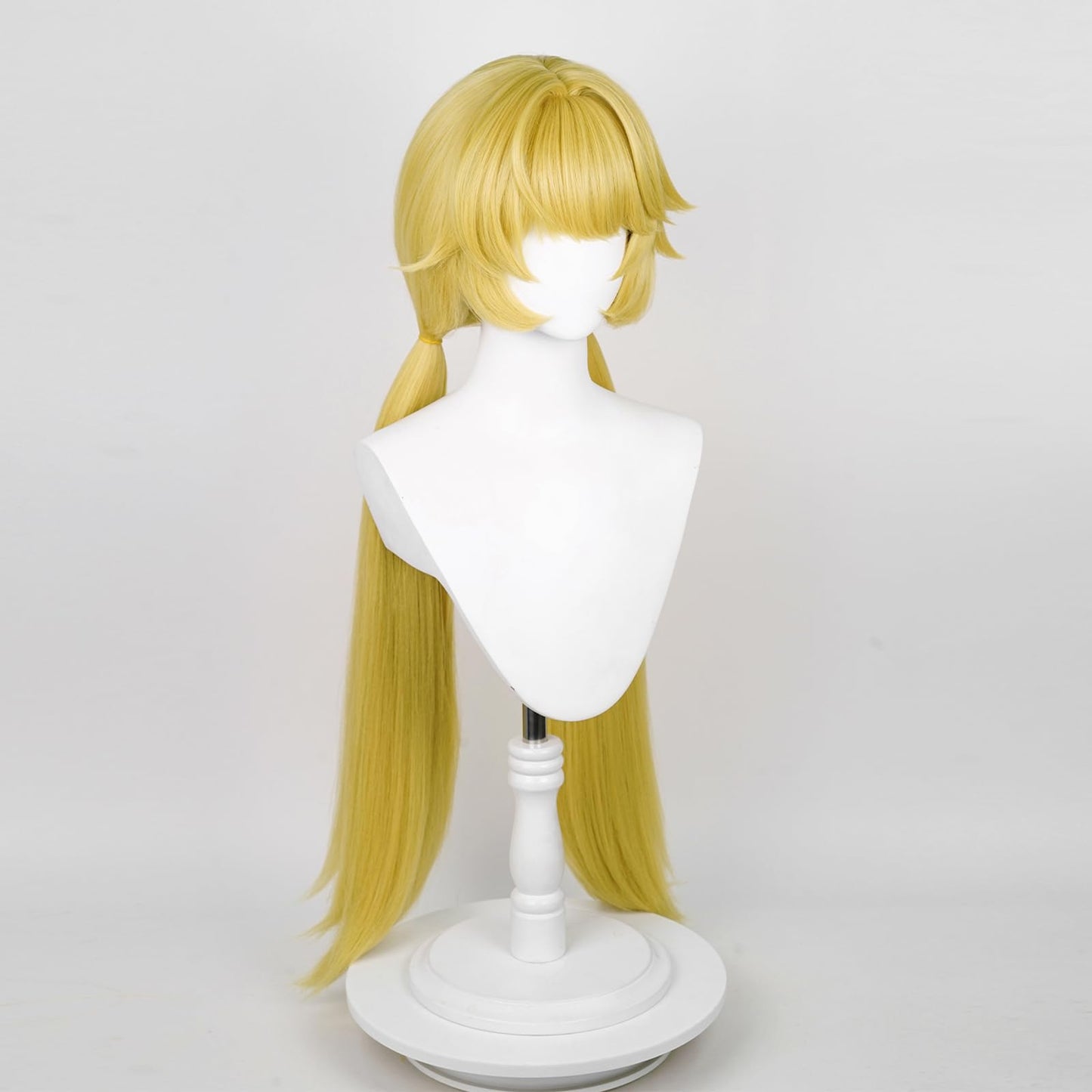 XiongXiongLe Honkai Star Rail Hook Cosplay Wig Women Costume Long Blonde Hair Wigs for Adult Cos Anime Game Party Halloween Christmas(Hook)