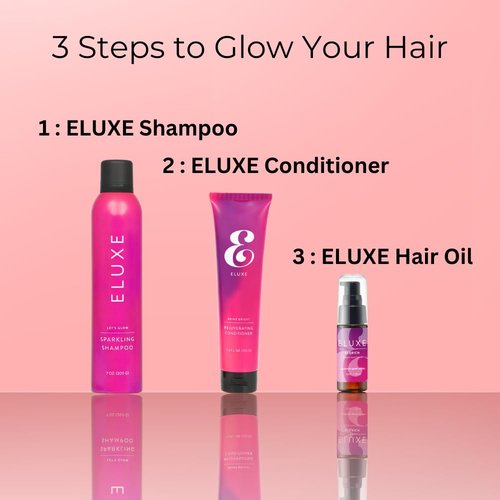 ELUXE Hair Oil - Smooth & Moisturize Damaged Hair | Fight Frizziness & Lock in Hydration | 1 fl oz