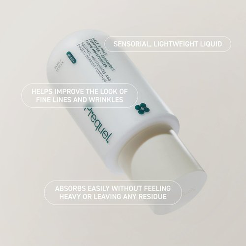 Prequel Skin Half and Half Moisturizer - Lightweight Ceramide Peptide Lotion for All Skin Types