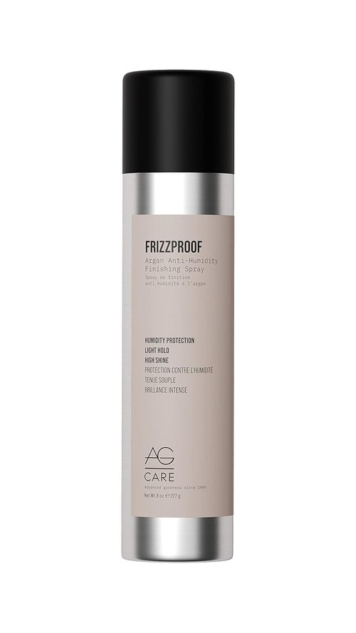 AG Care Frizzproof Argan Anti-Humidity Finishing Spray - 8 Oz | Smooth, Sleek Hair Control