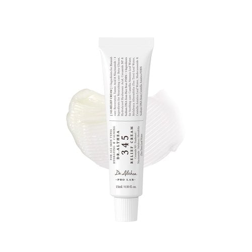 Dr.Althea 345 Relief Cream - Daily Face Moisturizer for Soothing Recovery & Blemish Care | Vegan Skin Care, 0.50 Fl Oz
