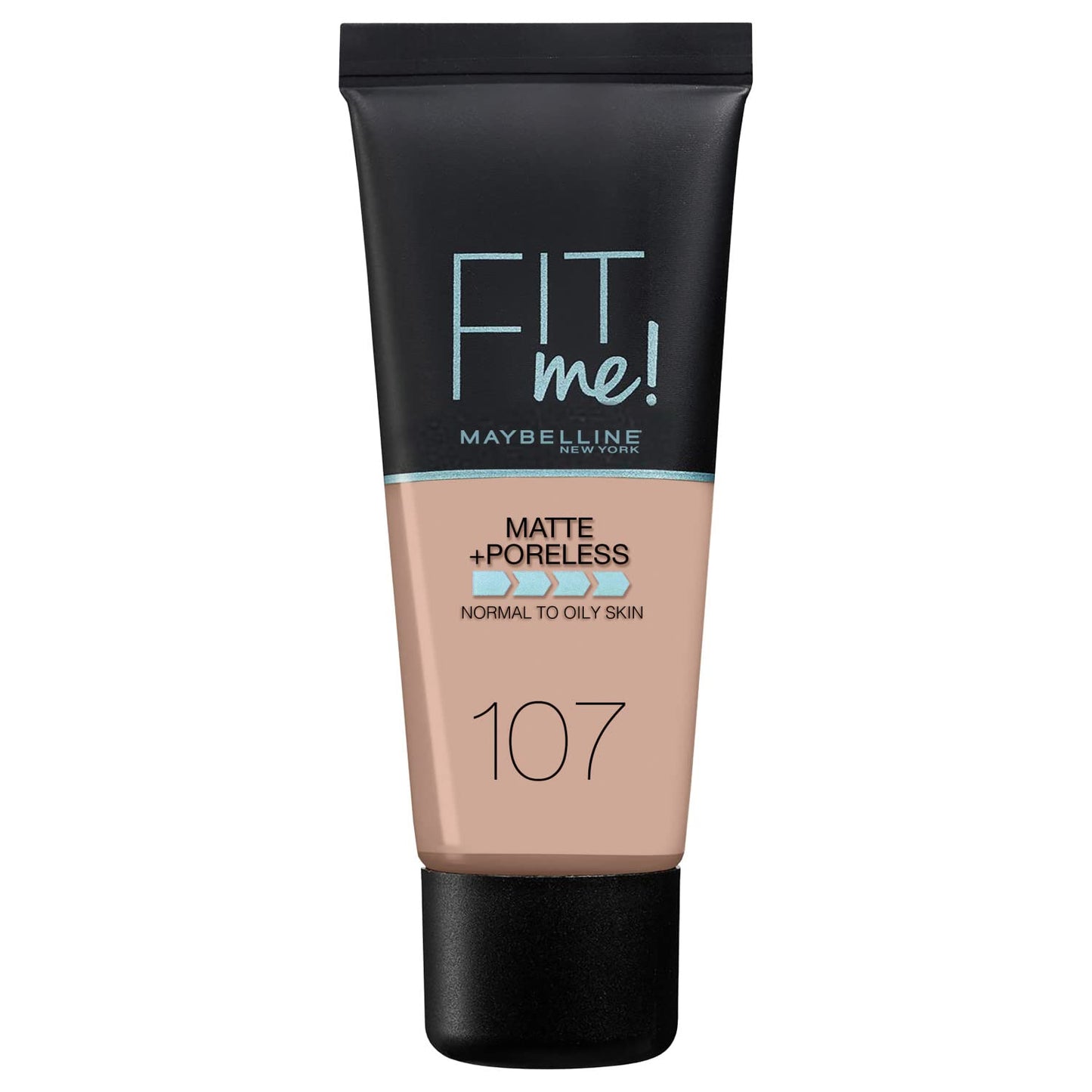 Maybelline New York Fit Me Matte & Poreless Foundation, 107 Rose Beige