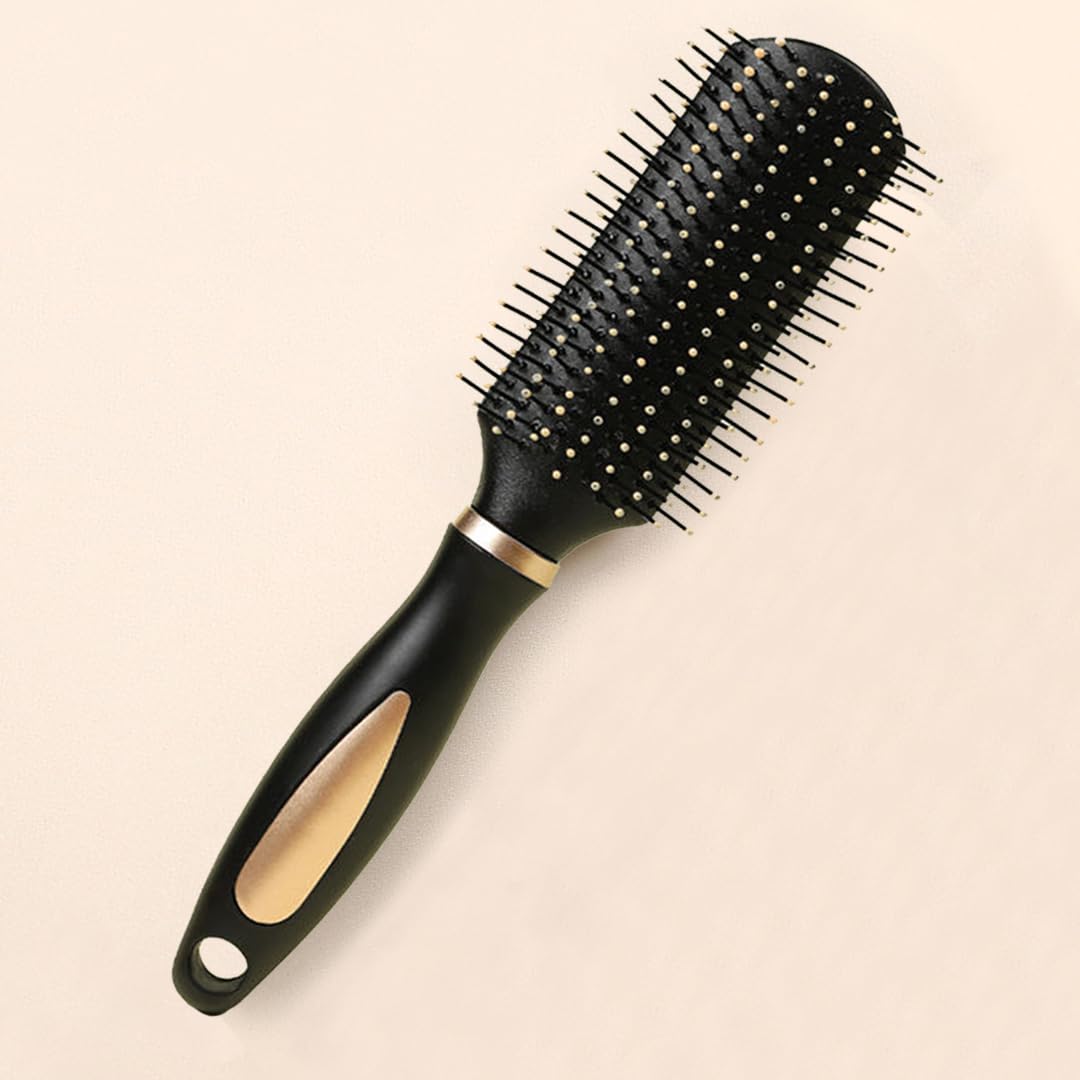 Skiennix Anti-Static Detangler Hair Brush - Perfect for All Hair Types | Rectangle Design for Easy Styling