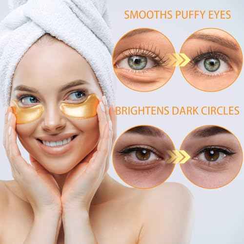 30 Pairs Lip Mask and Eye Mask, Collagen Crystal Under Eye Patches for Puffy Eyes and Dark Circles, Hangover Kit, Bachelorette Party Accessories, Sleepover Party Supplies for Girls, Cheer Gifts