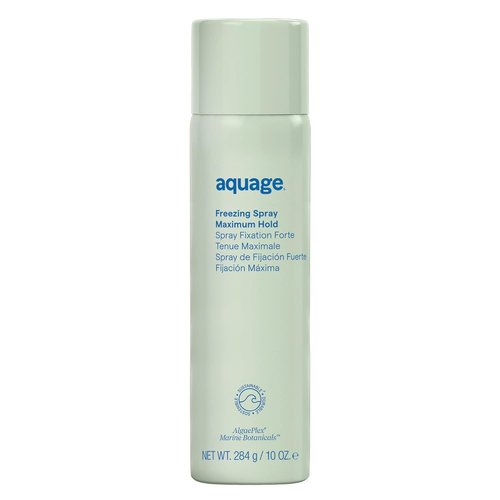 Aquage Freezing Spray - Extra Hold Hairspray for All Hair Types - Anti-Humidity & Maximum Shine (8 oz)