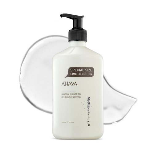 AHAVA Mineral Shower Gel - Revitalizing Dead Sea Water Formula for Refreshing Cleanse