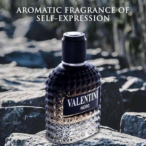 Valentine Nero for Men - Woody Aromatic Fragrance with Floral and Mineral Notes - Masculine Scent - 100ml
