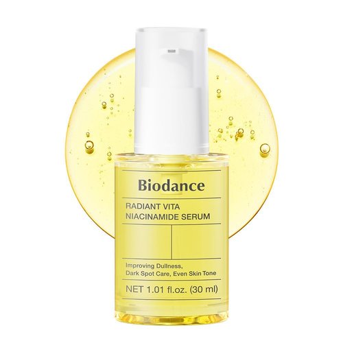 BIODANCE Radiant Vita Niacinamide Serum - Even Tone Dark Spot Treatment with Vitamin C | 1.01 fl oz