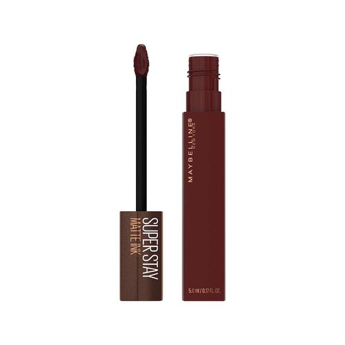 Maybelline New York SuperStay Matte Ink Liquid Lipstick, Coffee Edition, Mocha Inventor, 0.17 Ounce