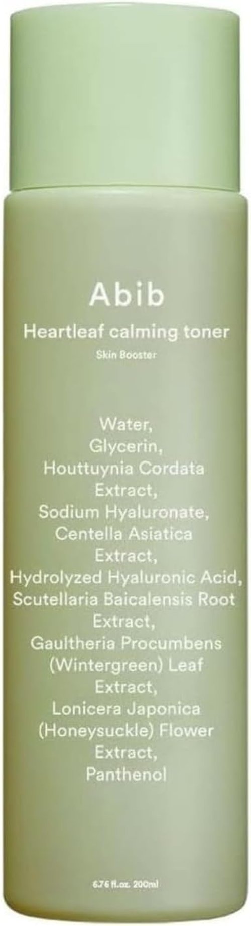 Abib Heartleaf Calming Toner - Soothing Skin Booster for Sensitive & Irritated Skin | 7.1 fl oz / 210ml
