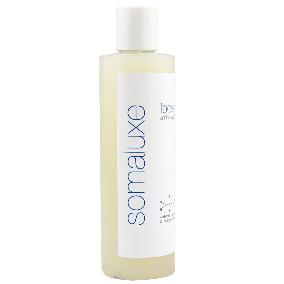Somaluxe Hyaluronic Acid Face Wash - Anti-Aging Daily Cleanser with Vitamin C for All Skin Types, 8oz