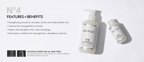 Nº4 Bond Repair Shampoo - Restores Broken Hair Bonds with Argan Oil & Protein | Sulfate-Free, 15.06 fl. oz / 450 ml