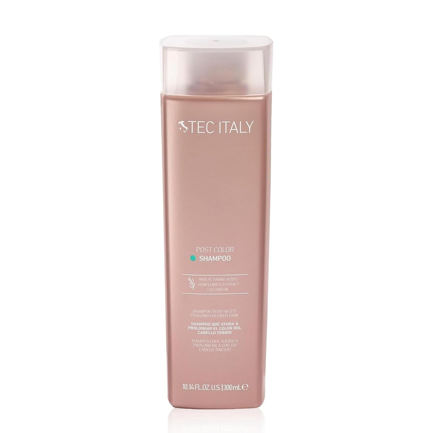 Tec Italy Post Color Hydrating Shampoo - Protects Color & Maintains Shine | 10.14 fl oz (300 ml)