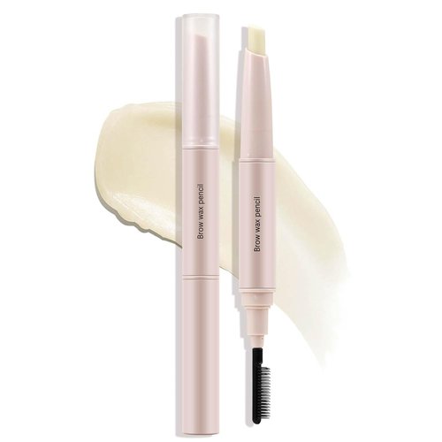 Boobeen Brow Wax - Clear Waterproof Eyebrow Styling Pencil with Slanted Tip for Long-Lasting Hold