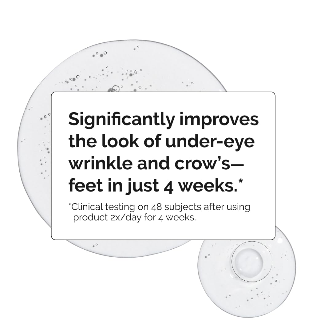 The Ordinary Multi-Peptide Eye Serum, Anti-Aging Formula for Crow’s Feet, Dark Circles & Puffiness, 0.5 Fl Oz (Pack of 2)