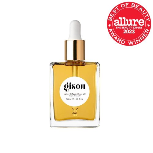 Gisou Honey Infused Hair Oil - Hydrating Frizz Control Treatment with Mirsalehi Honey | 1.7 Fl Oz