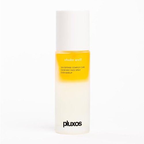 PLUXOS 47 Face Mist Spray - SPF 47 Sunscreen & Skincare | Peach | Hydrating, Anti-Aging, Clear Formula