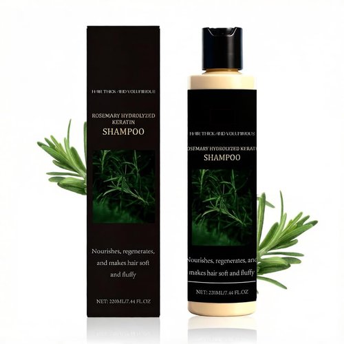 Regine Switzerland Organic Rosemary Hair Growth Shampoo - Sulfate-Free Volumizing Formula for Thinning Hair & Hair Loss, 7.4 fl oz