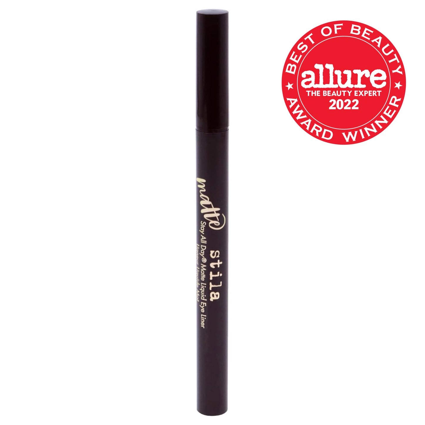 Stila Stay All Day® Matte Liquid Eye Liner - Long-Lasting, Smudge-Proof Formula | Deep Black Color