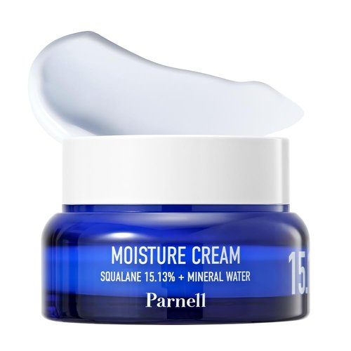 Parnell Squalane Moisture Cream - Deep Hydrating K-Beauty Face Moisturizer for Dry Skin | 1.69 fl. oz / 50ml
