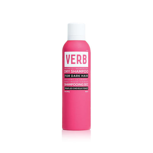 VERB Dry Shampoo Dark - Refreshing Oil Absorbing Spray for Dark Tones - Vegan, Paraben-Free Formula