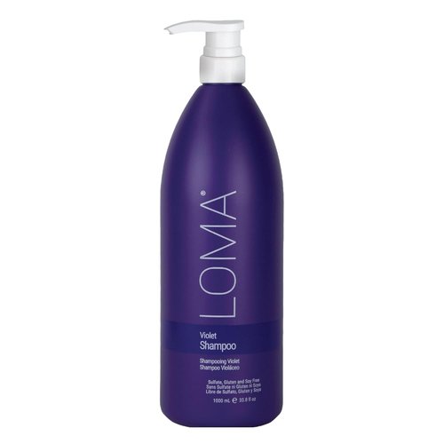 Loma Hair Care Violet Shampoo - Vanilla Bean & Blood Orange | 33.8 Fl Oz for Vibrant Color
